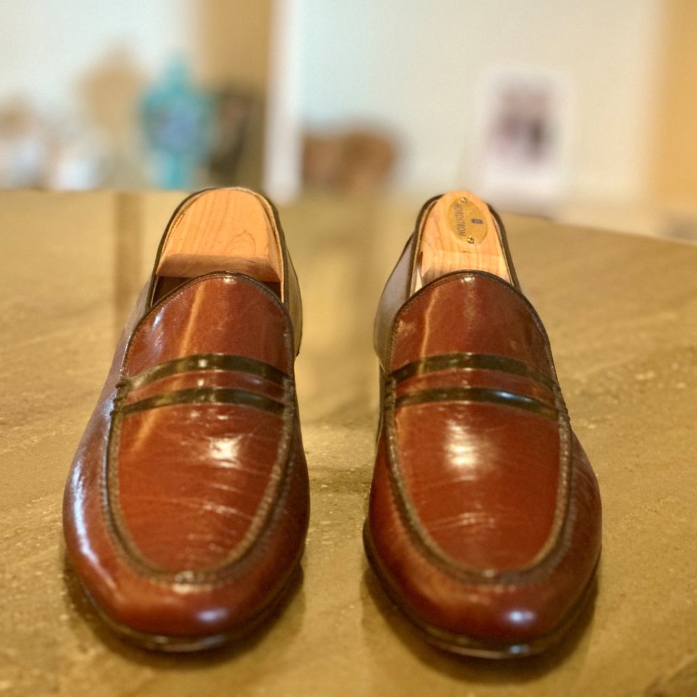 Men's Bruno Magli Leather Loafer Size 9.5 Medium
